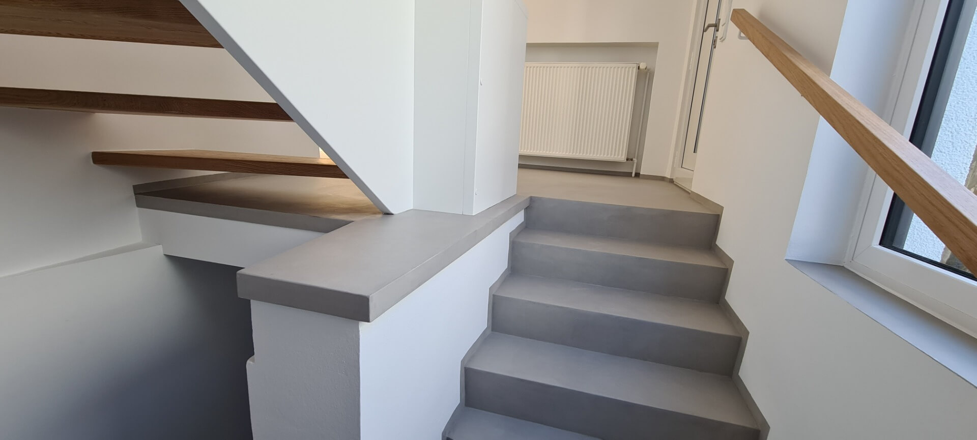 Fugenlose Kellertreppe